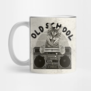 Old School Cat Mug